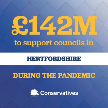 £142m for herts - covid